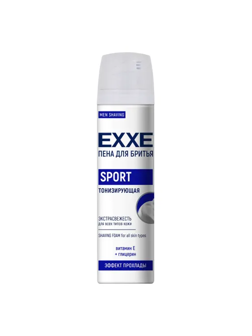 Пена для бритья тонизирующая 200 мл EXXE SPORT 