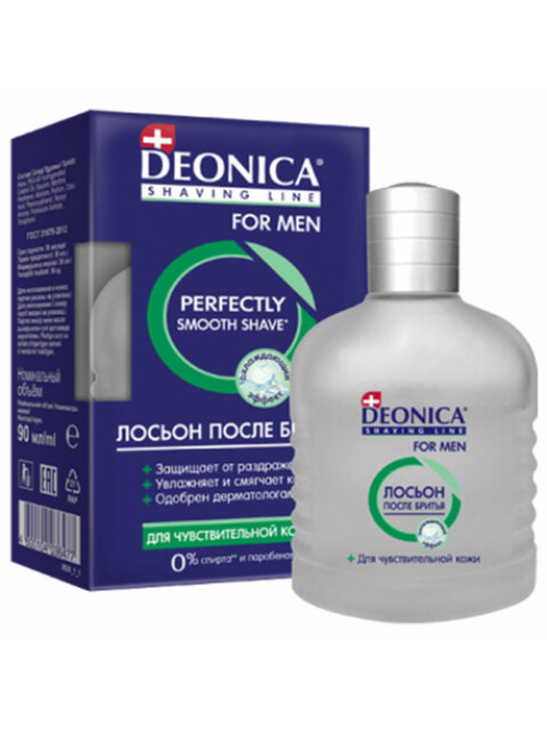 Лосьон после бритья 90 мл, DEONICA FOR MEN, для чувствительной кожи, 4600104036477N