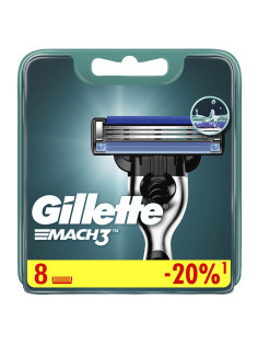 Сменные кассеты для бритья 8 шт., GILLETTE (Жиллет) 
