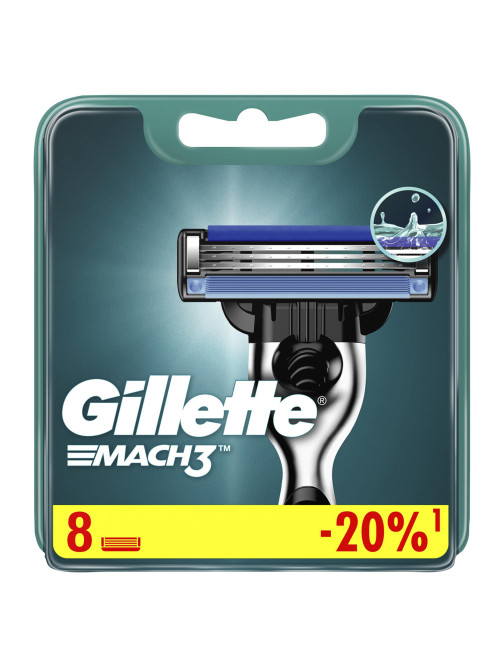 Сменные кассеты для бритья 8 шт., GILLETTE (Жиллет) 