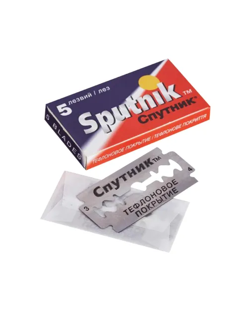 Сменные лезвия для безопасных бритв SPUTNIK (Спутник) 