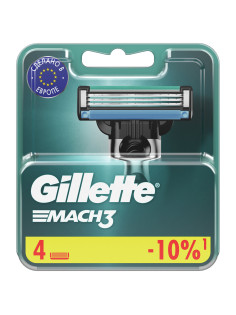 Сменные кассеты для бритья 4 шт., GILLETTE (Жиллет) 