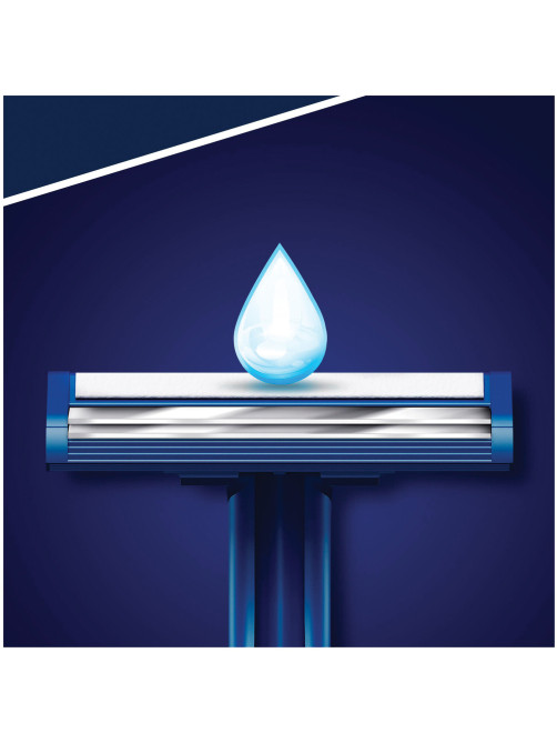 Бритвы одноразовые КОМПЛЕКТ 5 шт., GILLETTE (Жиллет) BLUE 2, для мужчин