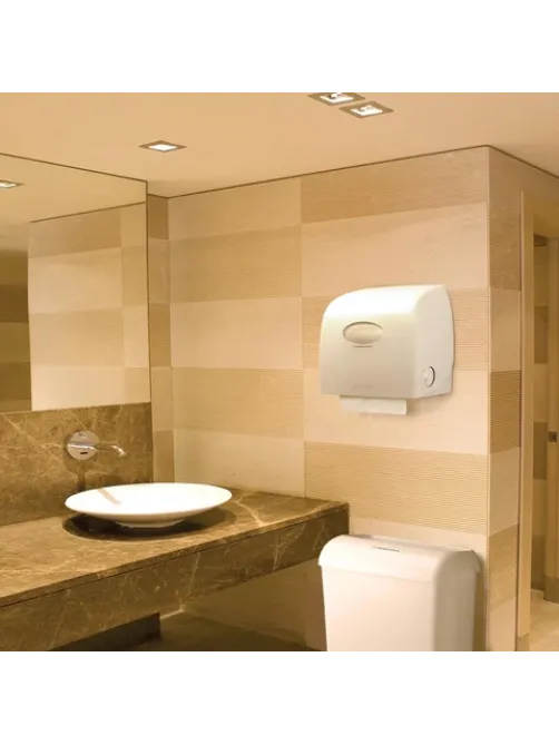 Контейнер для мусора, 43 л, KIMBERLY-CLARK Aquarius, белый, 56,9х42,2х29 см, 6993