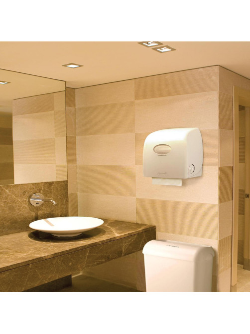Контейнер для мусора, 43 л, KIMBERLY-CLARK Aquarius, белый, 56,9х42,2х29 см, 6993