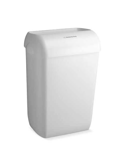 Контейнер для мусора, 43 л, KIMBERLY-CLARK Aquarius, белый, 56,9х42,2х29 см, 6993