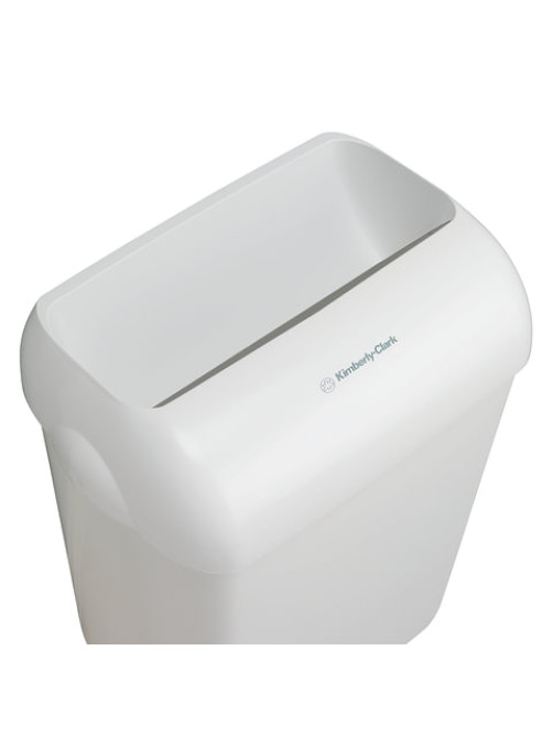Контейнер для мусора, 43 л, KIMBERLY-CLARK Aquarius, белый, 56,9х42,2х29 см, 6993