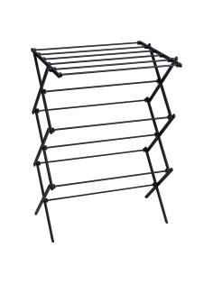 Сушилка напольная МИНИ для белья раскладная, 6 уровней, 10 метров, LAIMA HOME LADDER BLACK, 700473