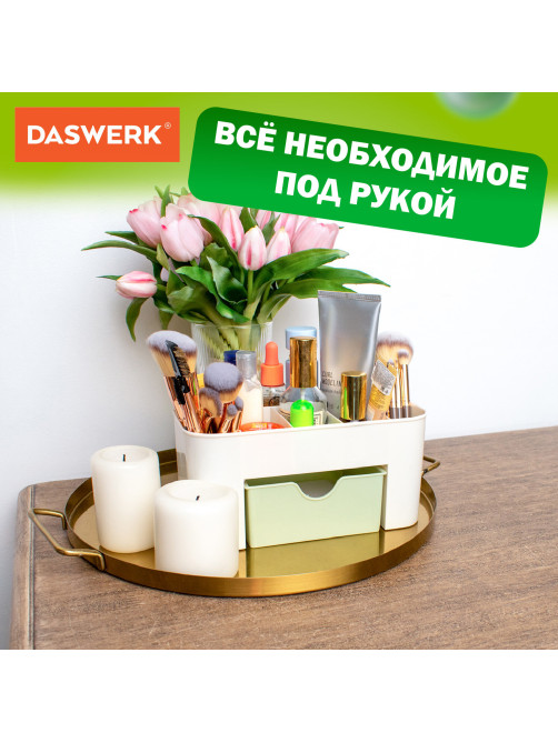Органайзер для хранения косметики, канцтоваров, мелочей MINI 22х10,5х11 см, DASWERK (ДАСВЕРК), 608479