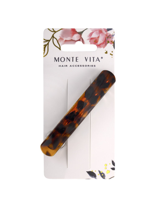 Заколка для волос 9 см, автомат, глянцевый, АССОРТИ, MONTE VITA (МОНТЕ ВИТА), 457086