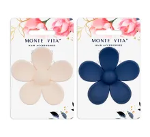 Краб для волос 7 см, soft-touch, АССОРТИ, MONTE VITA (МОНТЕ ВИТА), 457013