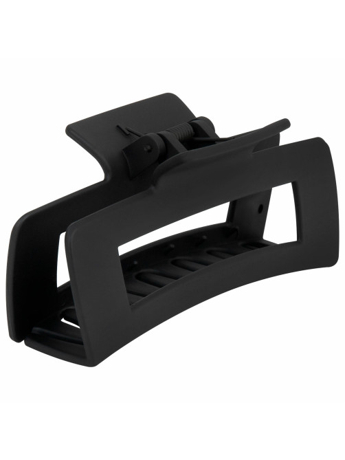Краб для волос 10,5 см, soft-touch, чёрный, MONTE VITA (МОНТЕ ВИТА), 456999