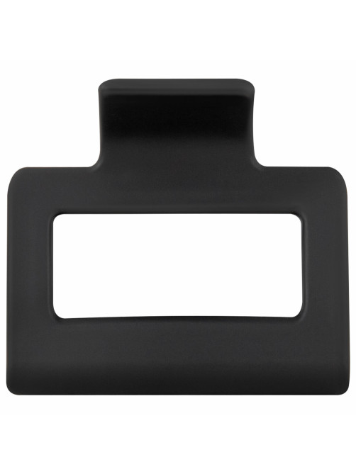 Краб для волос 5 см, soft-touch, чёрный, MONTE VITA (МОНТЕ ВИТА), 457009