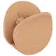 Крабы для волос НАБОР 3 шт., 4 см / 5 см / 11 см, soft touch, коричневый, MONTE VITA (МОНТЕ ВИТА), 457031