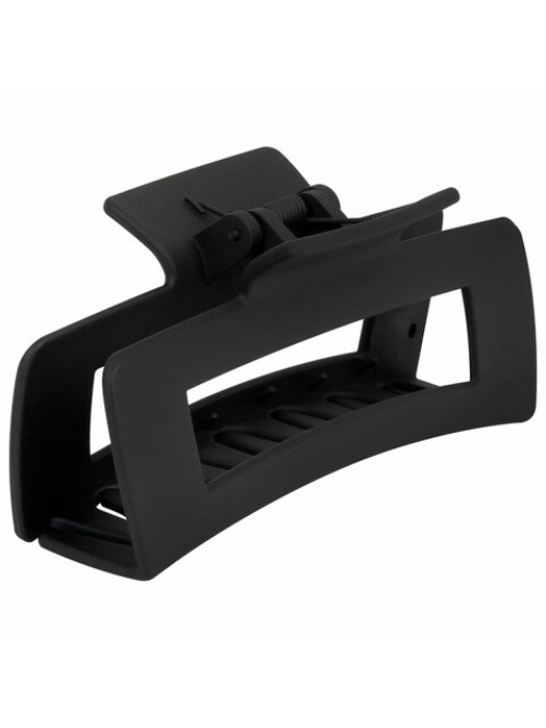 Краб для волос 10,5 см, soft-touch, чёрный, MONTE VITA (МОНТЕ ВИТА), 456999