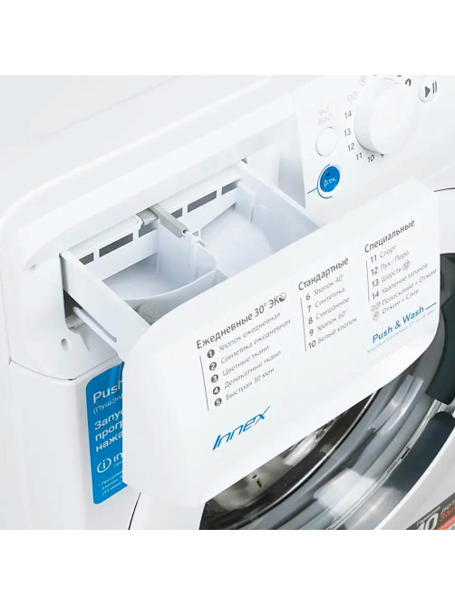 Стиральная машина INDESIT BWUA 51051 L B, 1000 об/мин, 5 кг, фронтальная загрузка, 17 программ, белая, 869991031140
