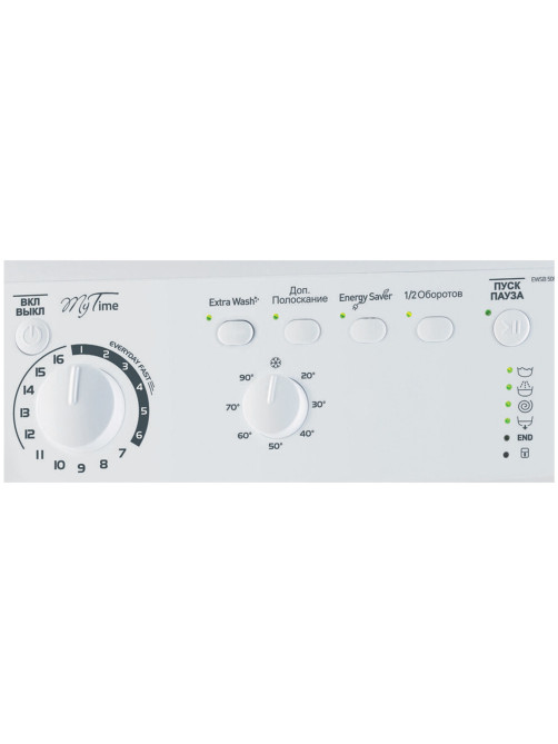 Стиральная машина INDESIT EWSB 5085 CIS, 800 об/мин, 5 кг, фронтальная загрузка, 16 программ, белая, 869991565300