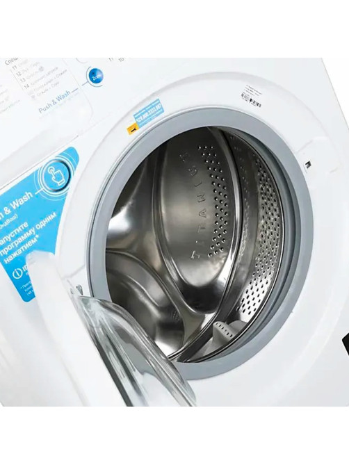 Стиральная машина INDESIT BWUA 51051 L B, 1000 об/мин, 5 кг, фронтальная загрузка, 17 программ, белая, 869991031140