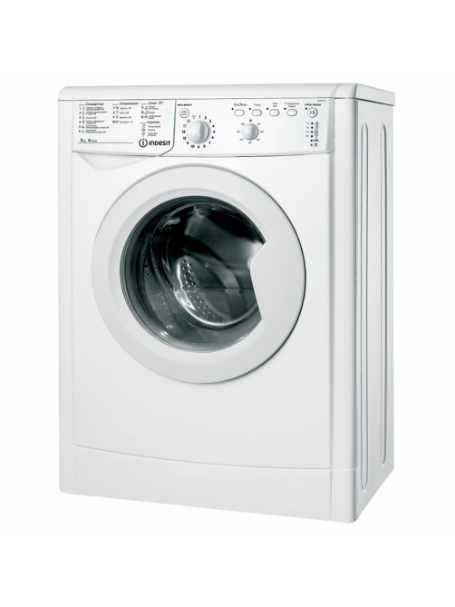Стиральная машина INDESIT IWSB 5105, 1000 об/мин, 5 кг, фронтальная загрузка, 16 программ, белая, 869990629100