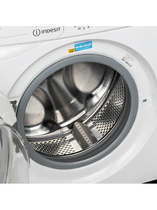 Стиральная машина INDESIT IWSC 6105, 1000 об/мин, 6 кг, фронтальная загрузка, 16 программ, белая, 869990767720