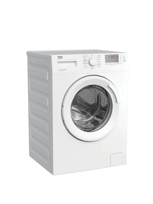 Стиральная машина BEKO WRS5512BWW, 1000 об./мин, 5 кг, фронтальная загрузка, 15 программ, белая, 7320010007