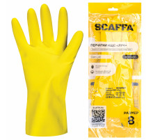 Перчатки латексные SCAFFA 