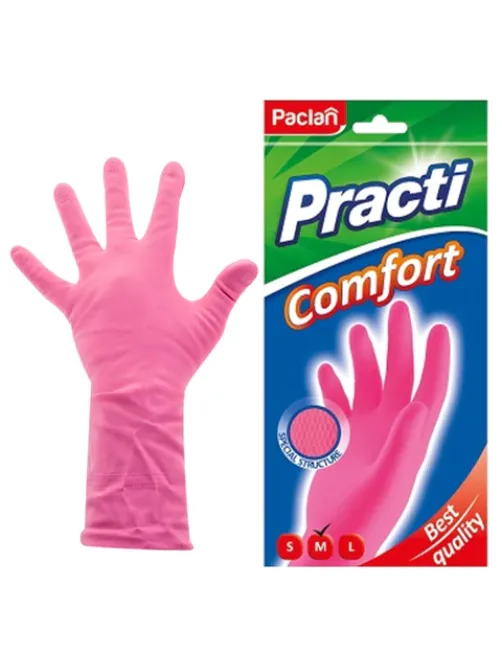 Перчатки МНОГОРАЗОВЫЕ латексные PACLAN 