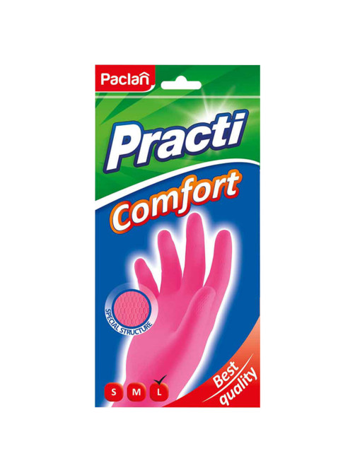 Перчатки МНОГОРАЗОВЫЕ латексные PACLAN 