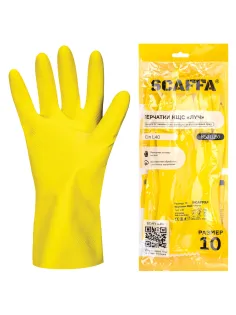 Перчатки латексные SCAFFA 