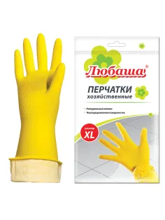 Перчатки МНОГОРАЗОВЫЕ латексные ЛЮБАША 