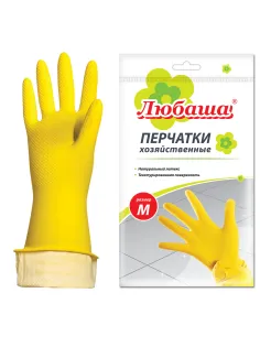 Перчатки МНОГОРАЗОВЫЕ латексные ЛЮБАША 