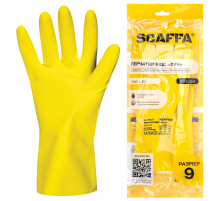 Перчатки латексные SCAFFA 