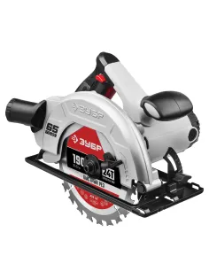 Пила циркулярная, 1600 Вт, 4700 оборотов/мин, диск 190 мм х 20 мм, ЗУБР ПД-65