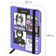 Блокнот с резинкой в клетку 96 л., МАЛЫЙ ФОРМАТ А6, 109х148 мм, твердая обложка, BRAUBERG, 
