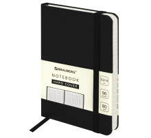 Блокнот МАЛЫЙ ФОРМАТ (93х140 мм) А6, BRAUBERG ULTRA, балакрон, 80 г/м2, 96 л., клетка, черный, 113052