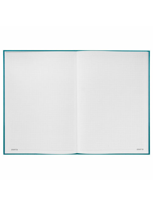 Блокнот БОЛЬШОЙ ФОРМАТ (205х290 мм) А4, 80 л., твердый, клетка, STAFF, 