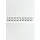 Блокнот А5, 146х206 мм, 60 л., гребень, картон, жесткая подложка, клетка, BRAUBERG, 