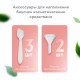 Дорожный набор флаконов в косметичке, 10 флаконов (3х60 мл / 5х50 мл / 2х10 мл), DASWERK (ДАСВЕРК), 609303
