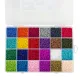 Набор для создания бижутерии и украшений из бисера BEADS SET, 6000 элементов, 24 вида, BRAUBERG KIDS, 664696