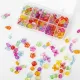 Набор для создания бижутерии и украшений BEADS SET, 200 элементов, 10 видов, прозрачные, BRAUBERG KIDS, 664694