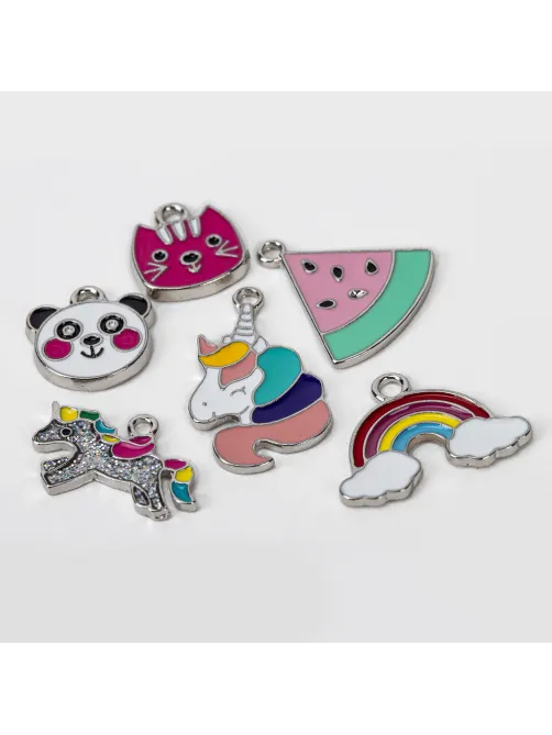 Набор для создания бижутерии и украшений BEADS SET ЕДИНОРОГИ, 164 элемента, BRAUBERG KIDS, 664699