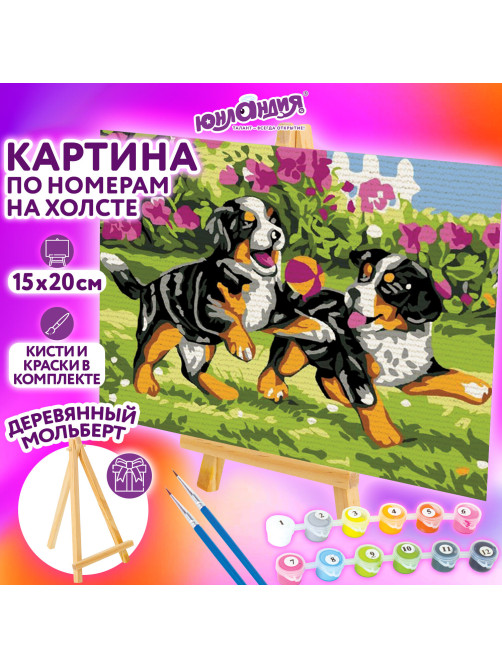 Картина по номерам 15х20 см, ЮНЛАНДИЯ 