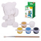 ФИГУРКА ИЗ ГИПСА с красками и кистью для росписи, ассорти, BRAUBERG KIDS, 665203
