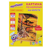 Картина по номерам 15х20 см, ЮНЛАНДИЯ 