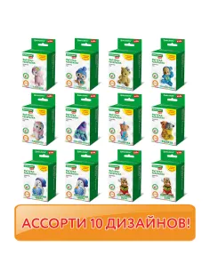ФИГУРКА ИЗ ГИПСА с красками и кистью для росписи, ассорти, BRAUBERG KIDS, 665203