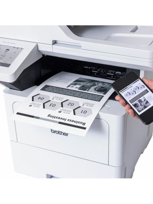 МФУ лазерное BROTHER MFC-L6710DW, 