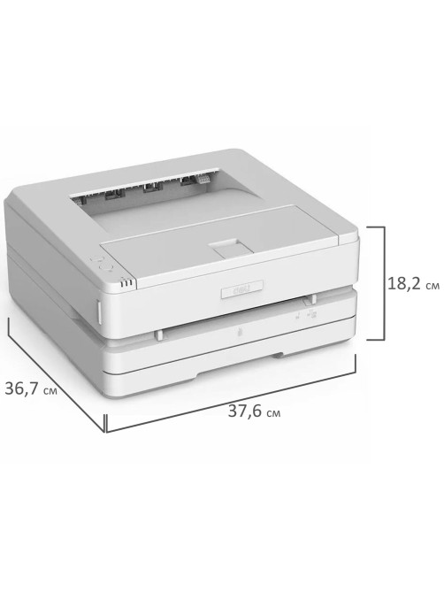 Принтер лазерный DELI P2500DW, A4, 28 стр./мин., 20000 стр./мес, ДУПЛЕКС, Wi-Fi