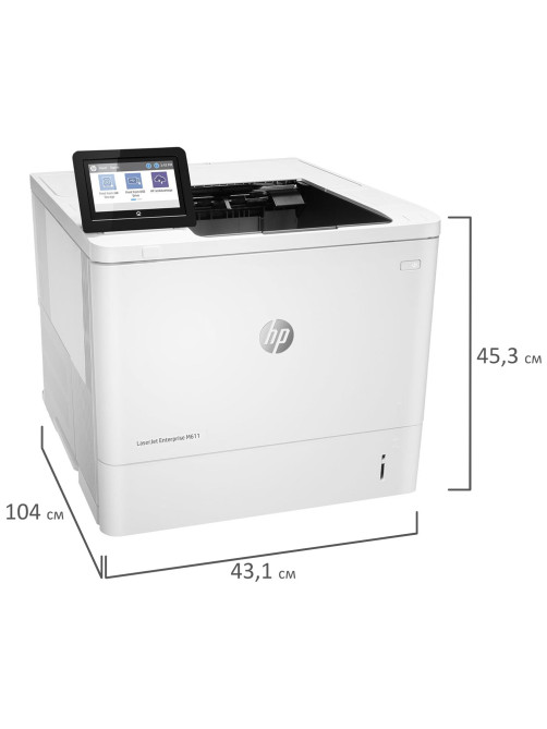 Принтер лазерный HP LaserJet Enterprise M611dn А4, 61 стр./мин., 275 000 стр./мес., ДУПЛЕКС, сетевая карта, 7PS84A