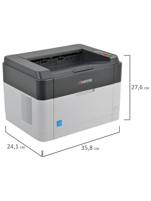 Принтер лазерный KYOCERA FS-1060DN, А4, 25 стр./мин., 15000 стр./мес., ДУПЛЕКС, сетевая карта, 1102M33RU2