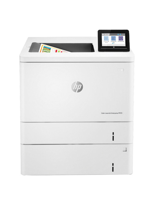 Принтер лазерный ЦВЕТНОЙ HP Color LaserJet M555x, А4, 38 стр./мин., 80000 стр./мес., ДУПЛЕКС, Wi-Fi, сетевая карта, 7ZU79A